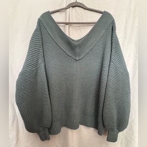 Oversized Zeana Off the Shoulder Sweater - 1X